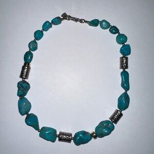 Silpada Retired Chunky Turquoise Necklacee
